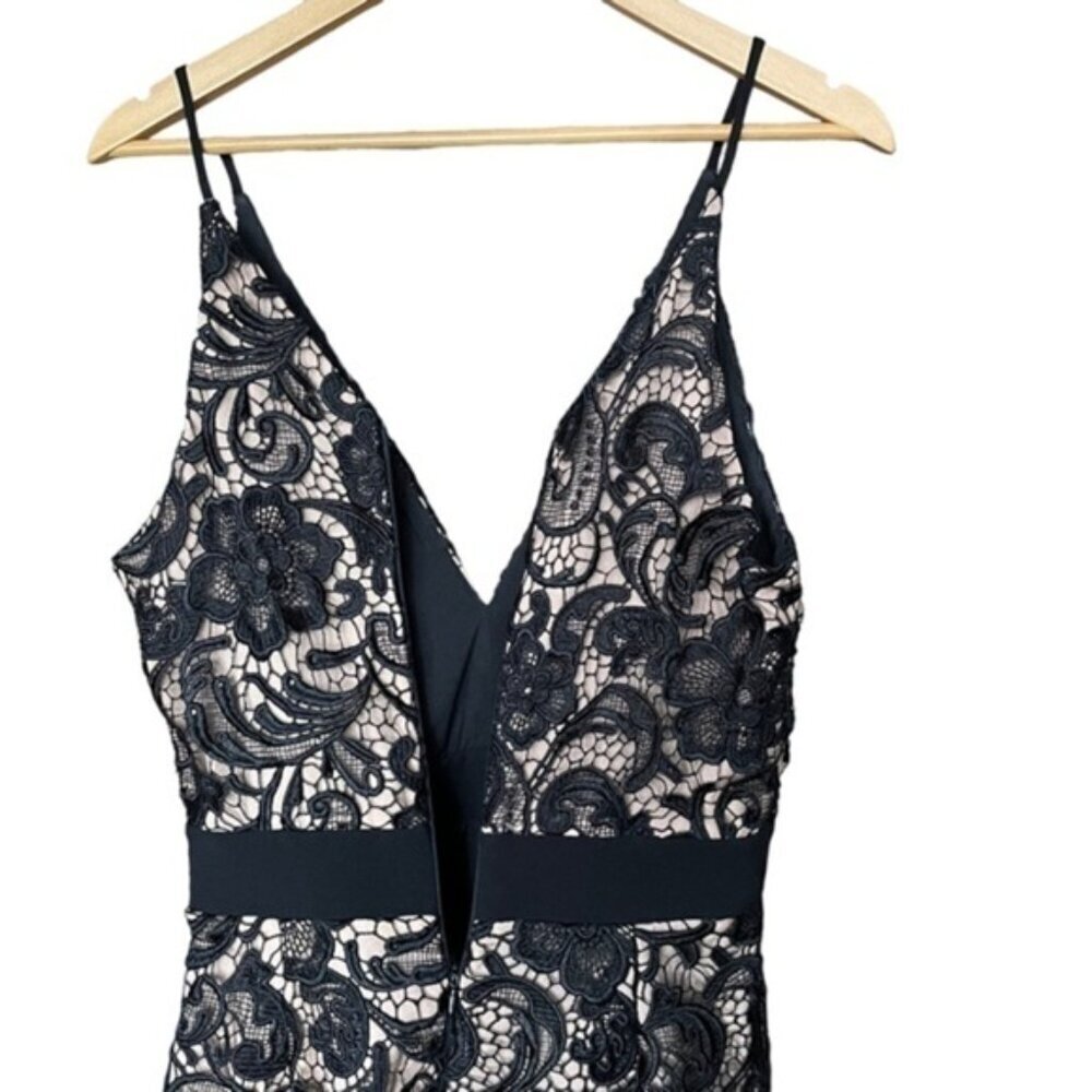 Dress the Population Ava Lace Special Event Cocktail Dress Women Size Medium - Picture 7 of 8